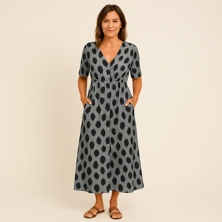 ELIZABETH™ - PANTHER PRINT DRESS