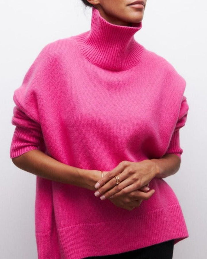 Avalyn™ - ELEGANT TUNIC WITH ROLLED COLLAR