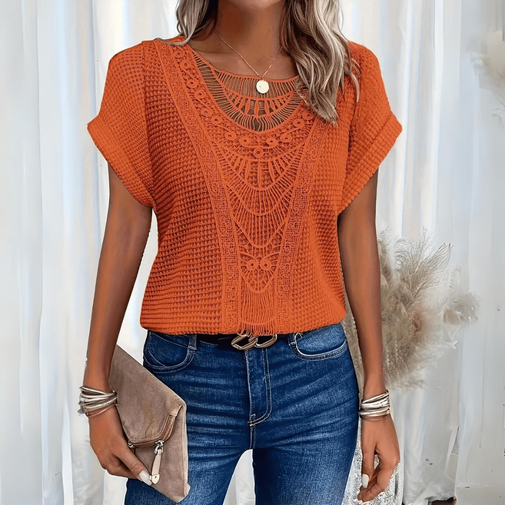 Karin™ - ELEGANT IBIZA-STYLE BLOUSE