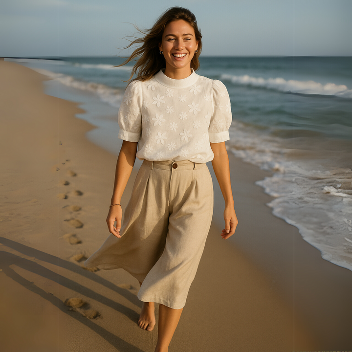 DOUTZEN™ – LIGHTWEIGHT EMBROIDERED SPRING  BLOUSE