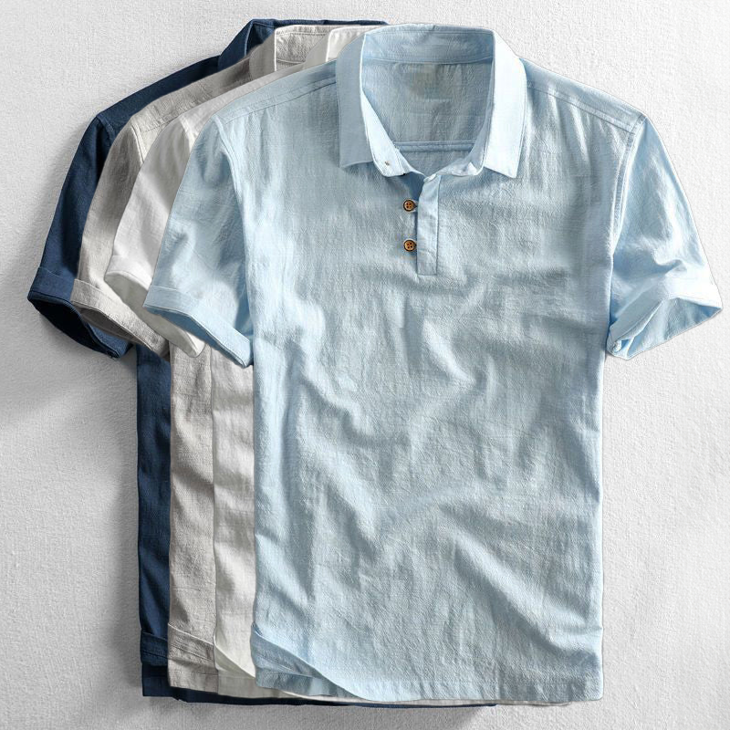 MASSIMO™ – LIGHTWEIGHT LINEN POLO