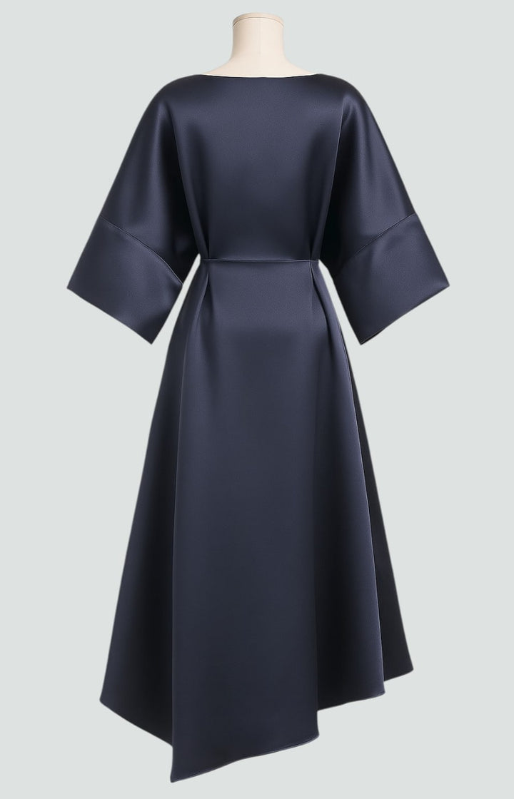 Maya™ - ELEGANT LONG DRESS WITH SATIN FINISH