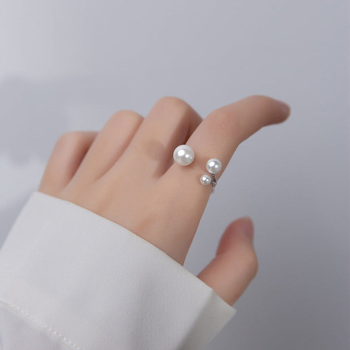 Celina™ - ADJUSTABLE TRIPLE FRESHWATER PEARL RING