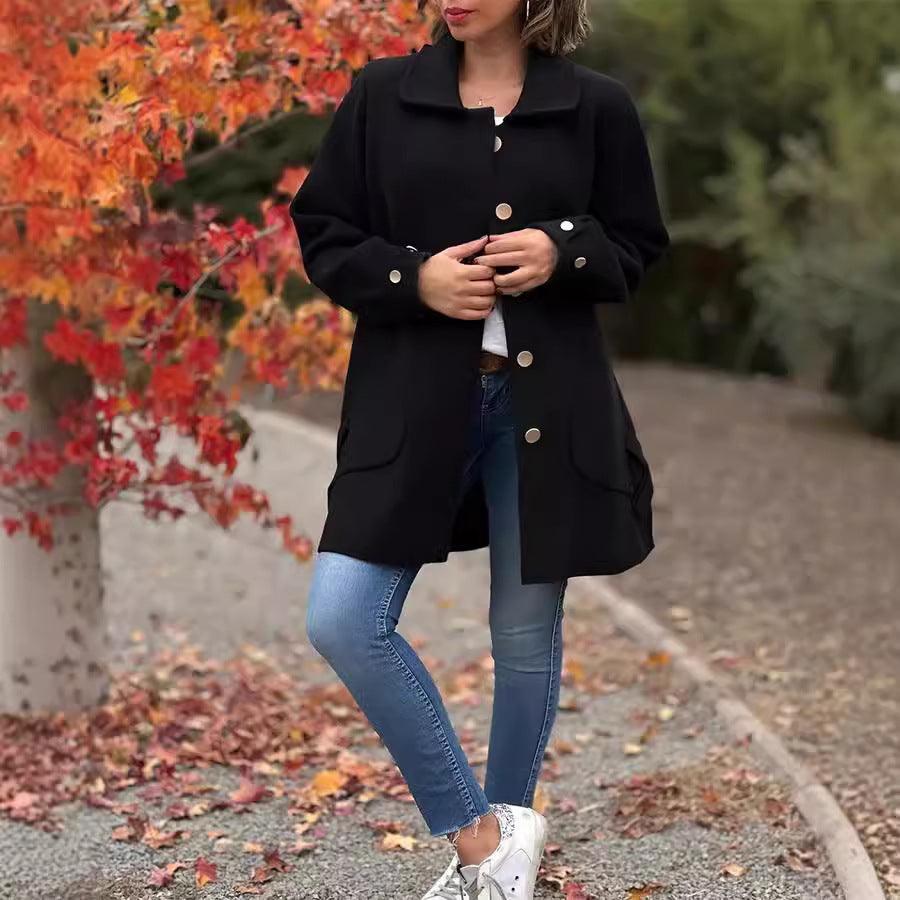 Emile ™ - Classic Oversized Coat With Elegant Design