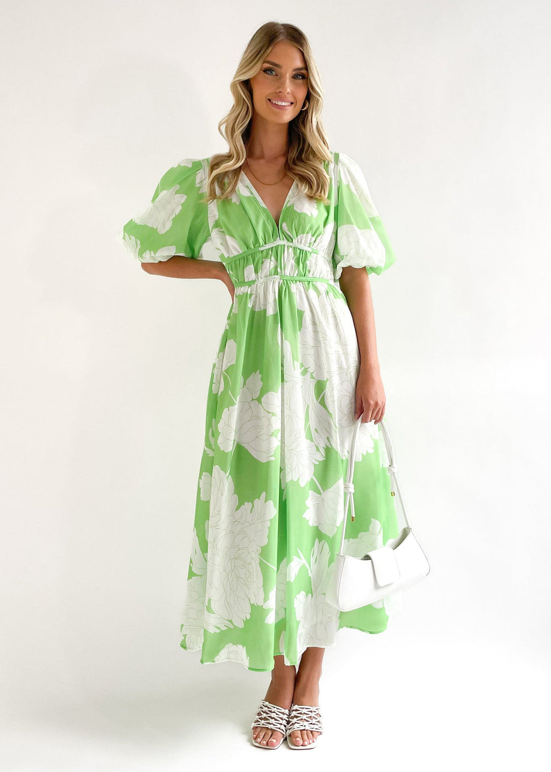 DERANA - ROBE MAXI ROUGE ROSE