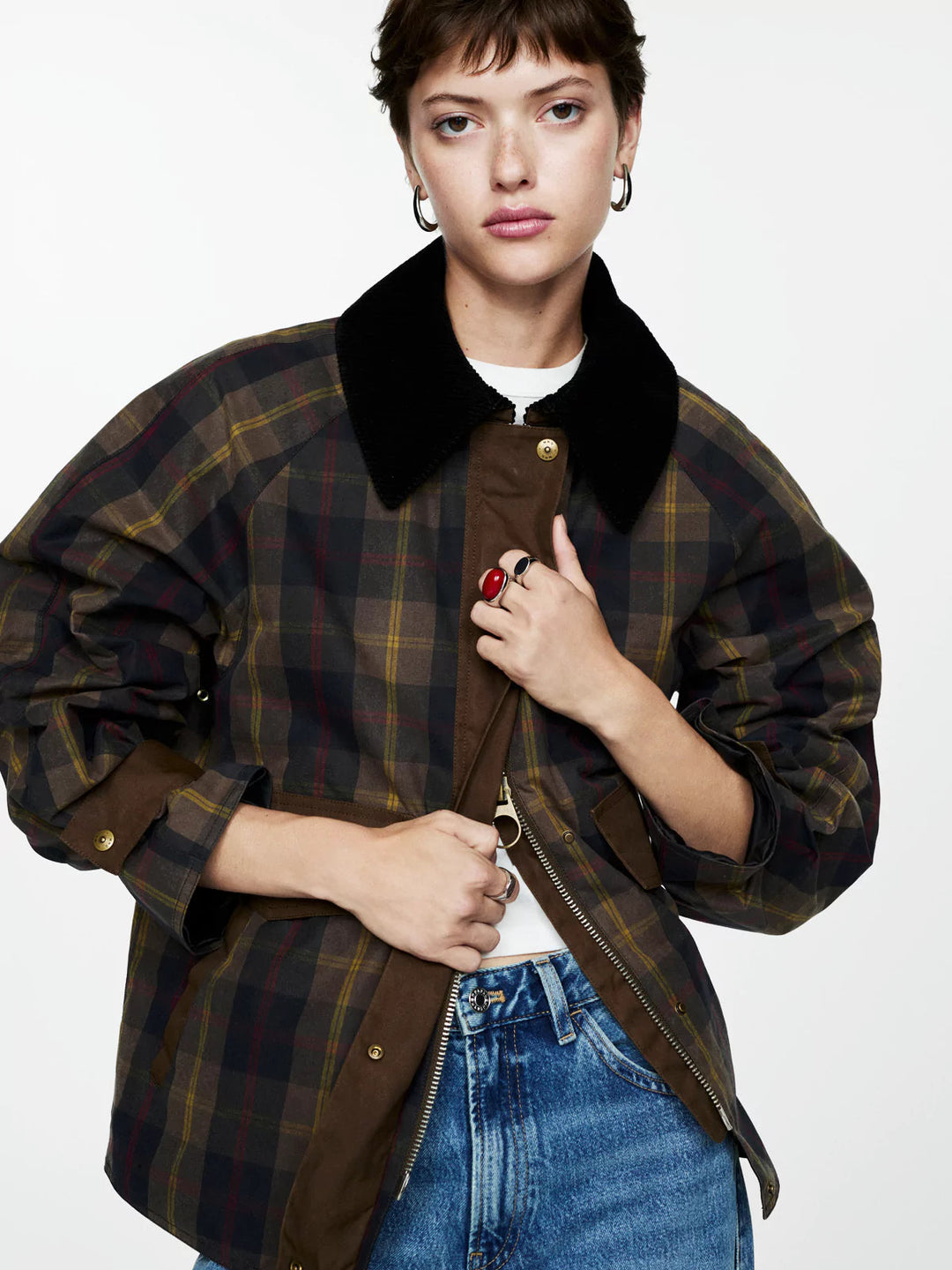 Camila™ - PLAID STRAIGHT CUT JACKET WITH A MODERN SILHOUETTE