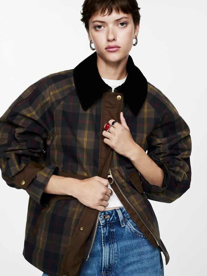 Camila™ - PLAID STRAIGHT CUT JACKET WITH A MODERN SILHOUETTE