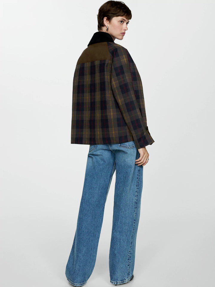 Camila™ - PLAID STRAIGHT CUT JACKET WITH A MODERN SILHOUETTE