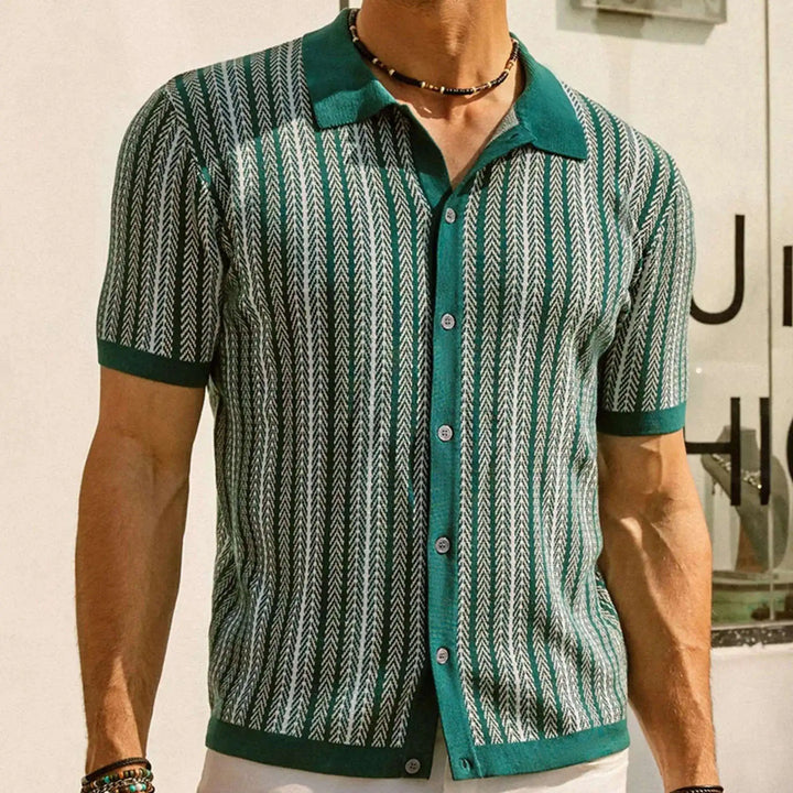 Laccio™ - KNITTED SHIRT WITH A CONTEMPORARY FIT