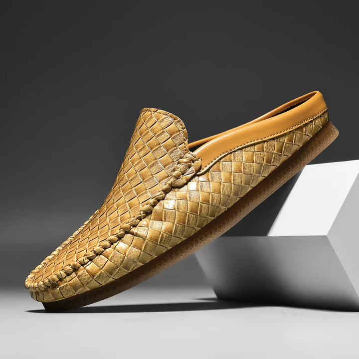 Nodo™ - ELEGANT LEATHER MULES WITH SOPHISTICATED DESIGN