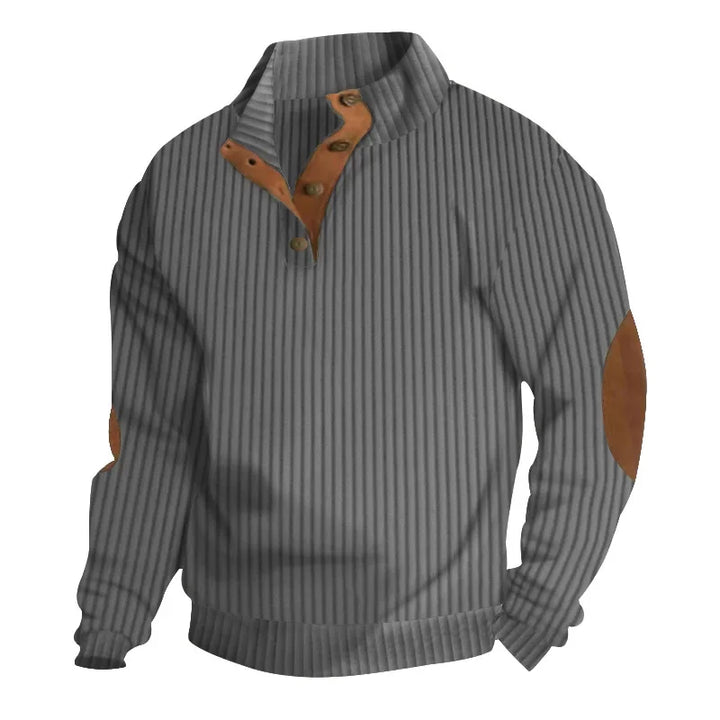 Silven™ - LONG-SLEEVED SWEATER WITH TEXTURED STRIPES