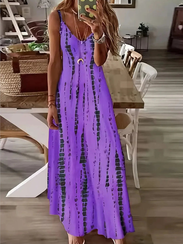 VIENNA™ - CASUAL LOOSE V-NECK MAXI DRESS