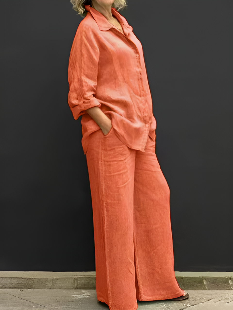 Carmen™ - ELEGANT SHIRT SUIT WITH SOPHISTICATED STYLE