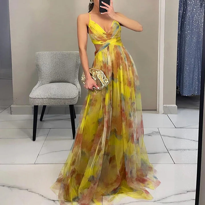 Giselle™ - ENCHANTING FLORAL MAXI DRESS