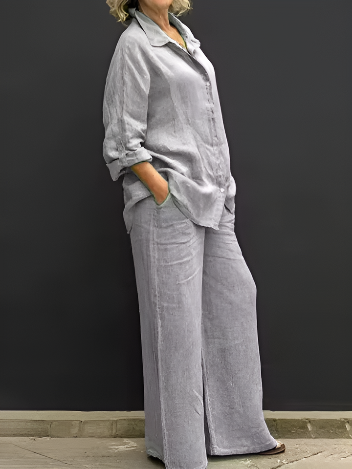 Carmen™ - ELEGANT SHIRT SUIT WITH SOPHISTICATED STYLE