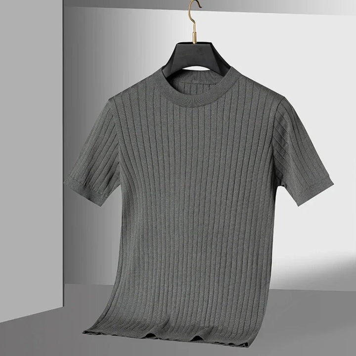 Striato™ - STRIPED COTTON BLEND SHIRT WITH A MODERN CUT