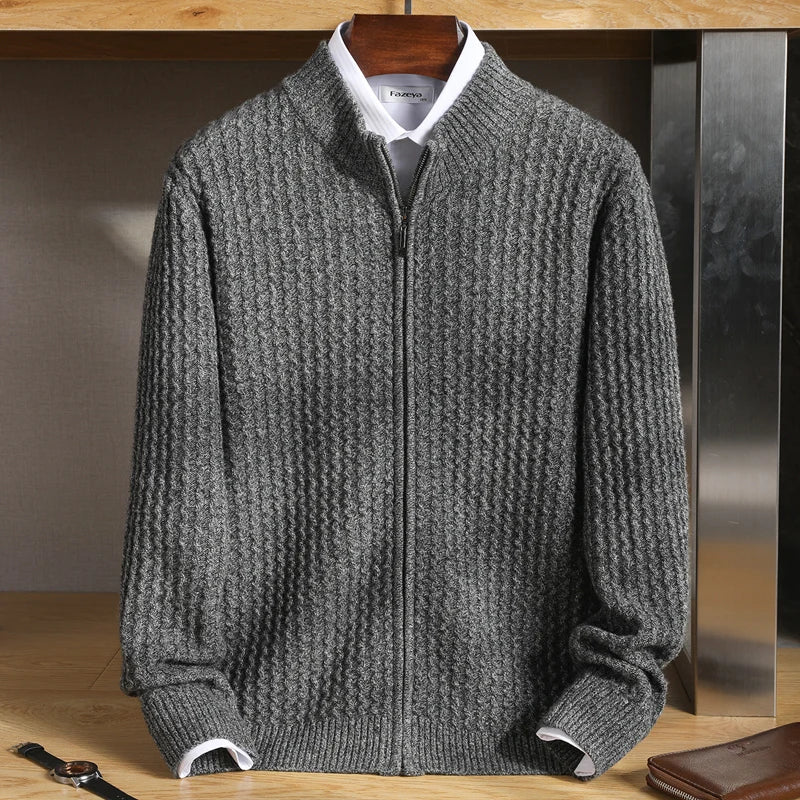 Hollis™ - ELEGANT MERINO WOOL SWEATER WITH SOPHISTICATED STYLE