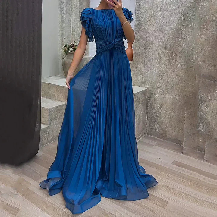 Queniva™ - ELEGANT PLEATED EVENING DRESS
