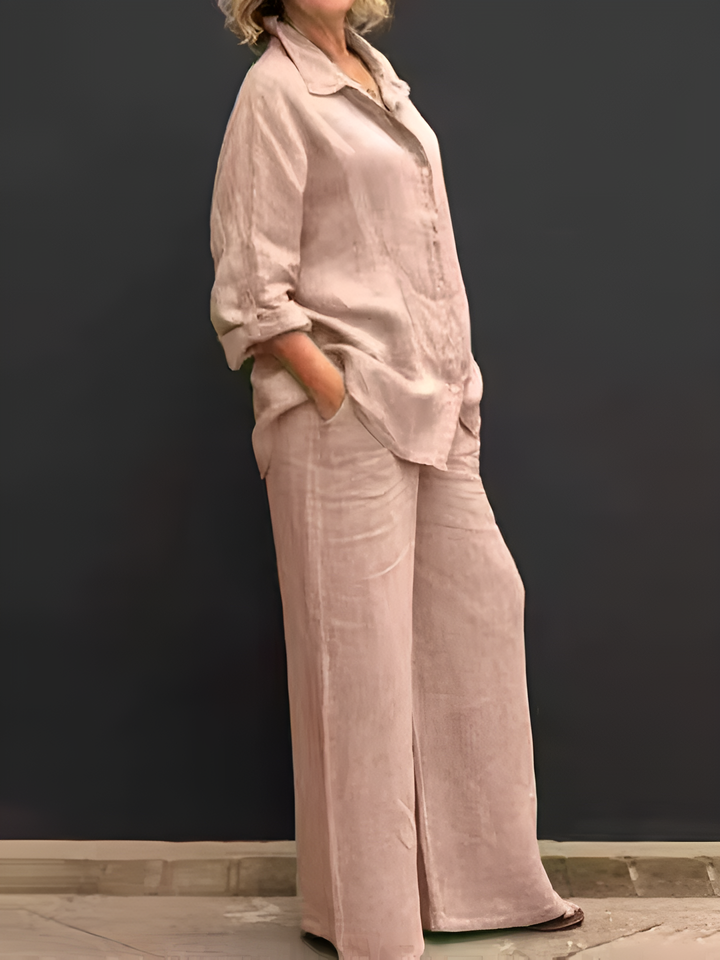 Carmen™ - ELEGANT SHIRT SUIT WITH SOPHISTICATED STYLE
