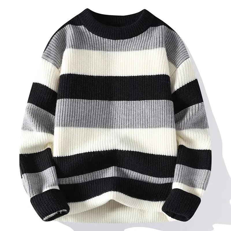 Darvox™ – COZY STRIPED MEN'S KNIT SWEATER