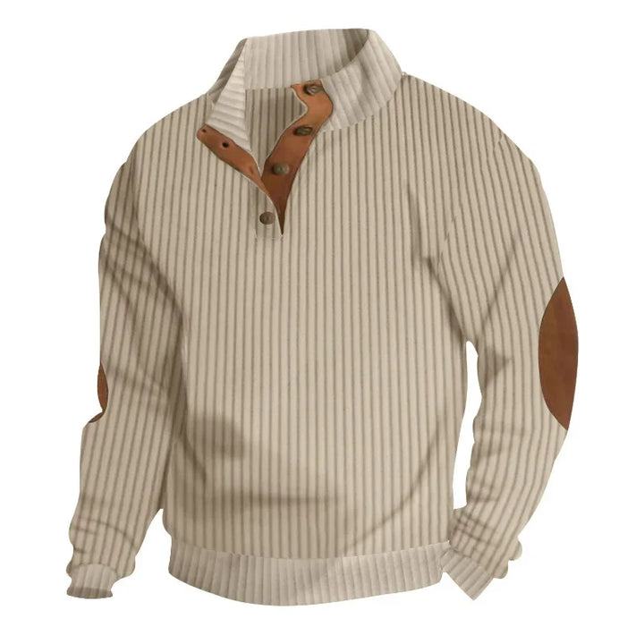 Silven™ - LONG-SLEEVED SWEATER WITH TEXTURED STRIPES