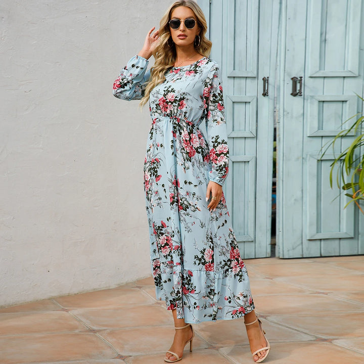 MIRELLA™ - LONG-SLEEVE BOHO MAXI DRESS