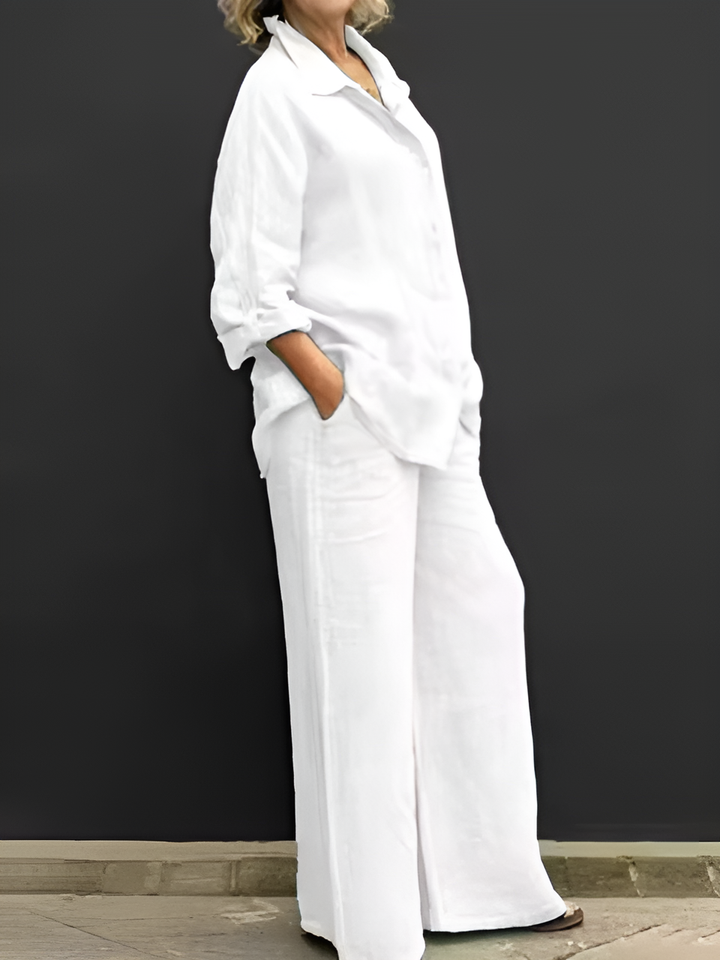 Carmen™ - ELEGANT SHIRT SUIT WITH SOPHISTICATED STYLE