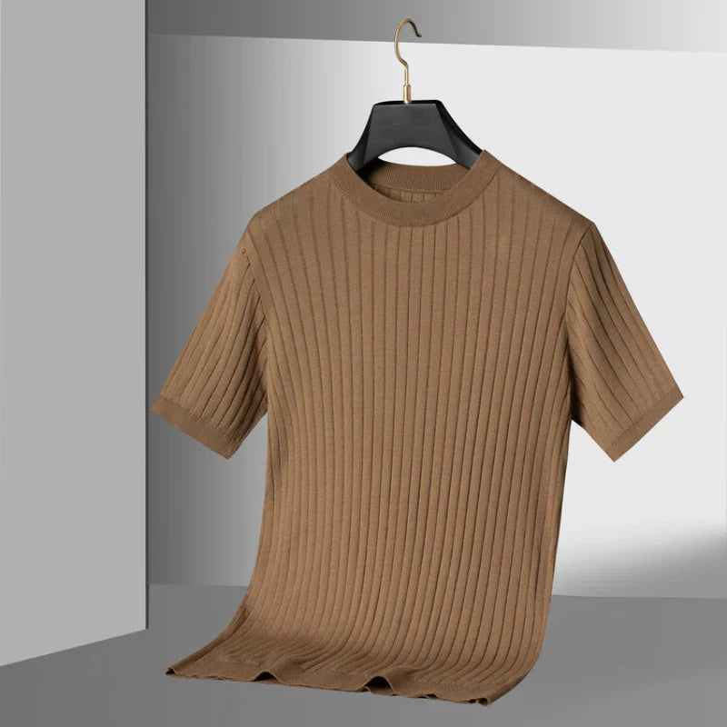 Striato™ - STRIPED COTTON BLEND SHIRT WITH A MODERN CUT