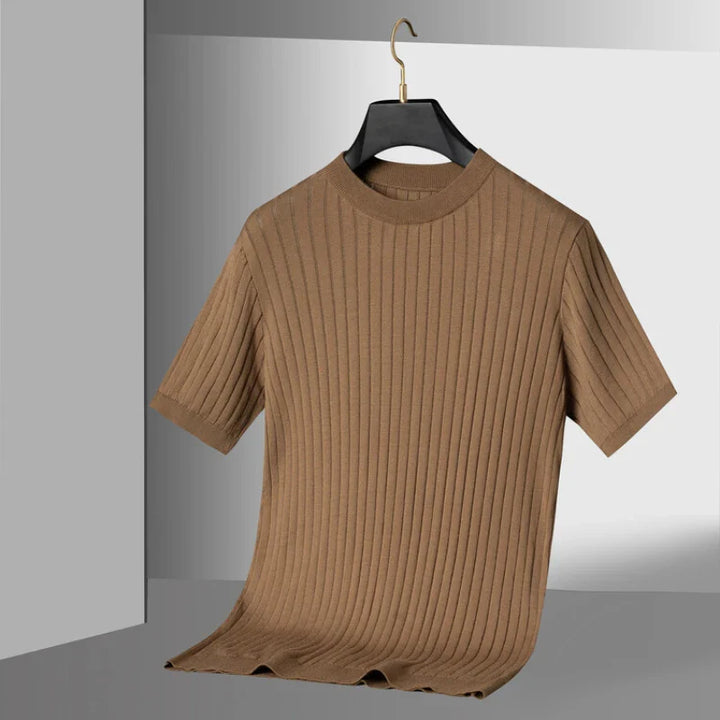 Striato™ - STRIPED COTTON BLEND SHIRT WITH A MODERN CUT