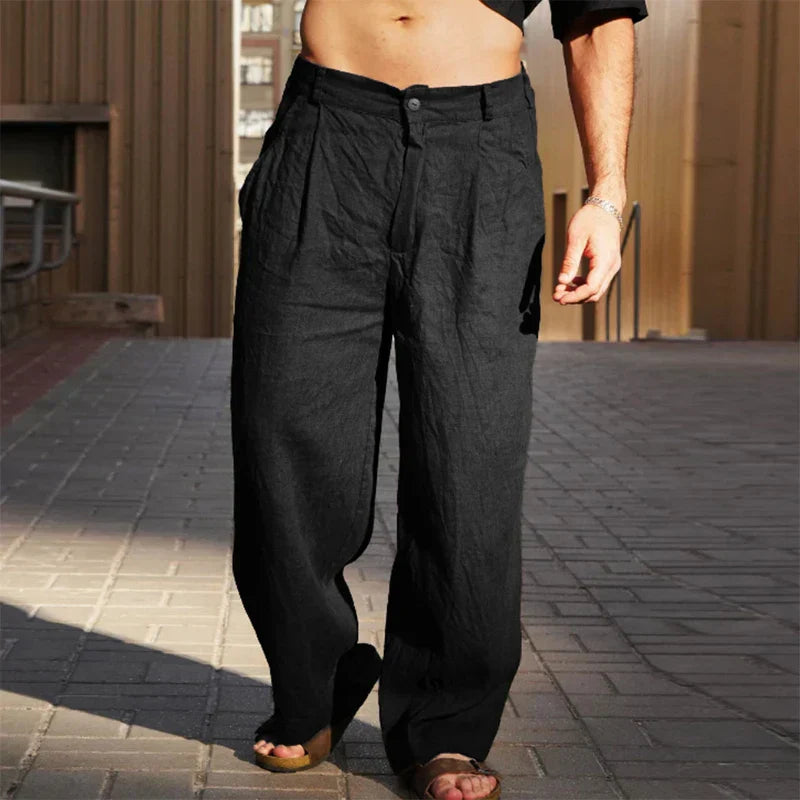 Laluna™ - WIDE LEG TROUSERS WITH A RELAXED FIT