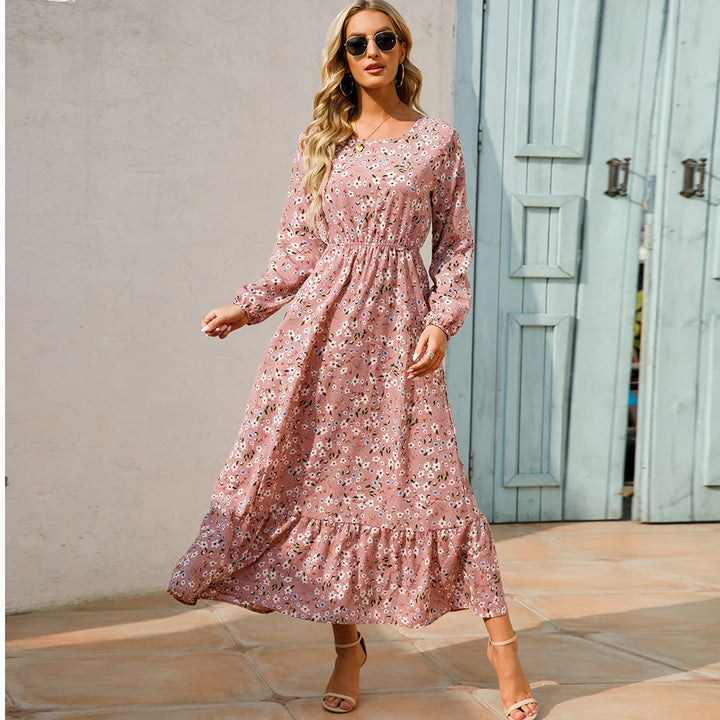 MIRELLA™ - LONG-SLEEVE BOHO MAXI DRESS