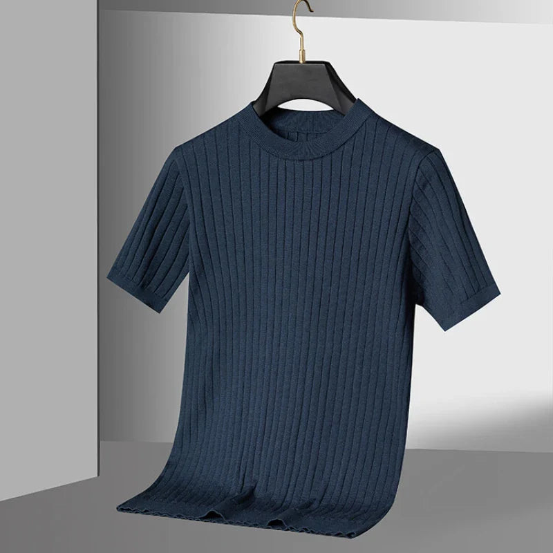 Striato™ - STRIPED COTTON BLEND SHIRT WITH A MODERN CUT
