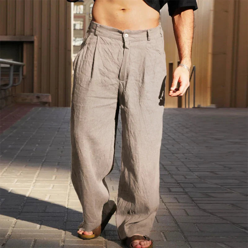 Laluna™ - WIDE LEG TROUSERS WITH A RELAXED FIT