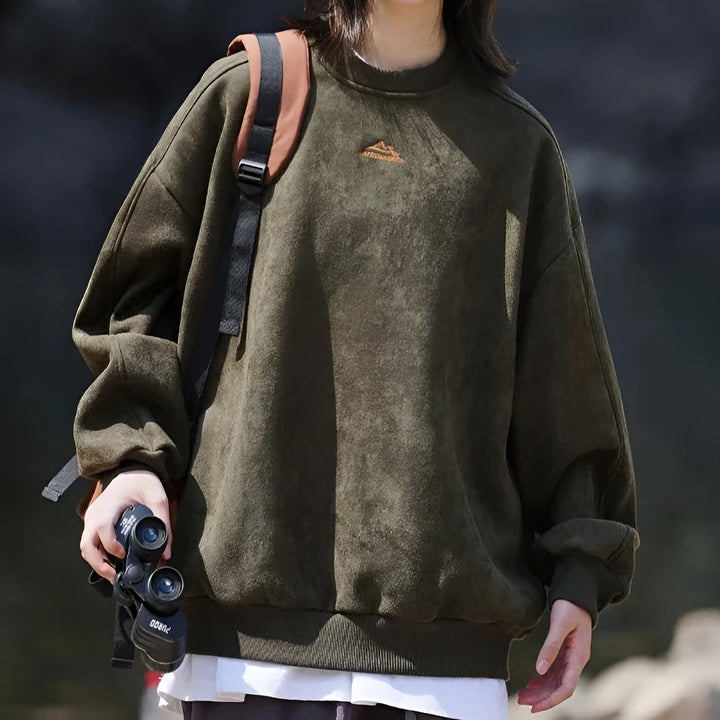 HORIZON™ - SLEEK SUEDE PULLOVER