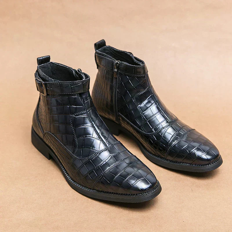 Eamon™ - BOOTIES IN LUXURIOUS SYNTHETIC STYLE