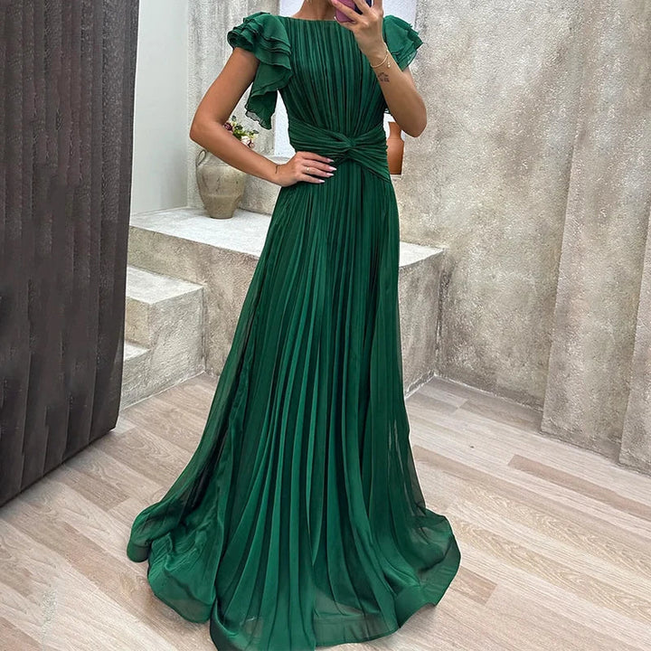 Queniva™ - ELEGANT PLEATED EVENING DRESS
