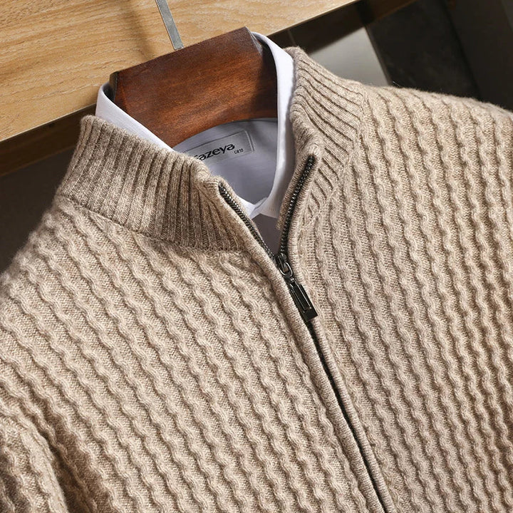 Hollis™ - ELEGANT MERINO WOOL SWEATER WITH SOPHISTICATED STYLE