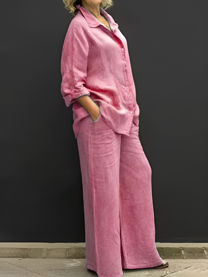 Carmen™ - ELEGANT SHIRT SUIT WITH SOPHISTICATED STYLE