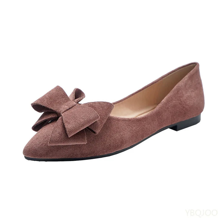 Coralie™ - ELEGANT FLATS WITH BUTTERFLY KNOT DETAIL