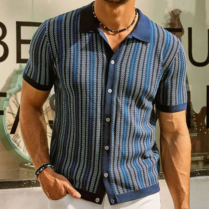 Laccio™ - KNITTED SHIRT WITH A CONTEMPORARY FIT