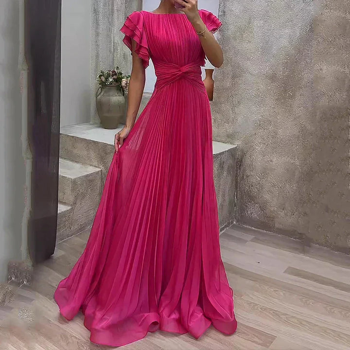 Queniva™ - ELEGANT PLEATED EVENING DRESS