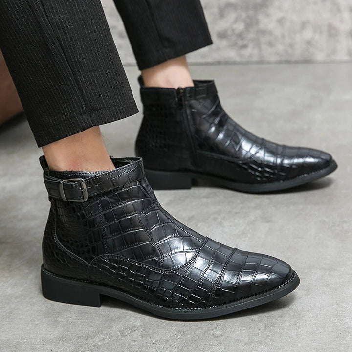 Eamon™ - BOOTIES IN LUXURIOUS SYNTHETIC STYLE