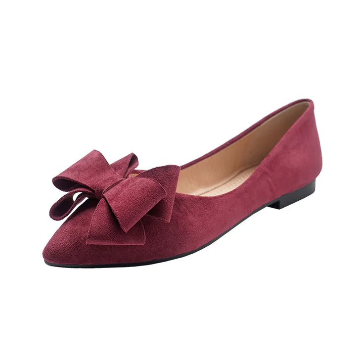 Coralie™ - ELEGANT FLATS WITH BUTTERFLY KNOT DETAIL