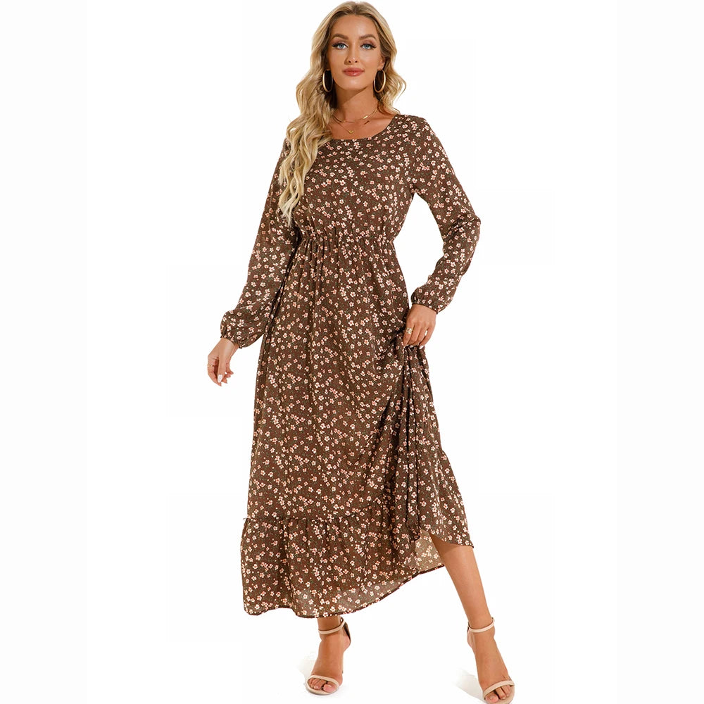 MIRELLA™ - LONG-SLEEVE BOHO MAXI DRESS