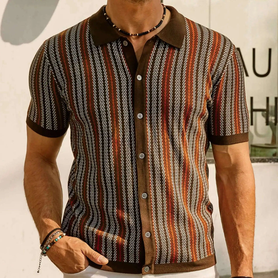 Laccio™ - KNITTED SHIRT WITH A CONTEMPORARY FIT