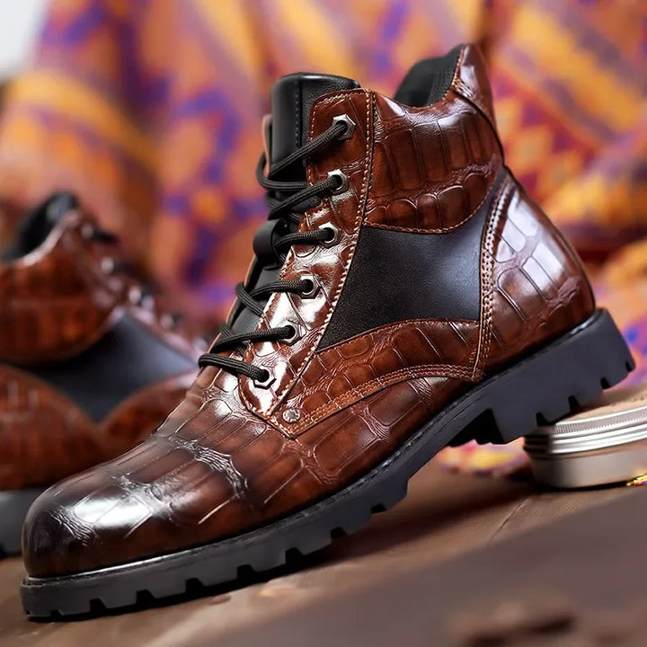 Thayer™ - CROC BOOTS WITH LUXURIOUS FINISH