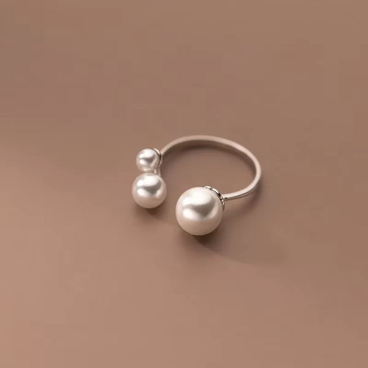 Celina™ - ADJUSTABLE TRIPLE FRESHWATER PEARL RING