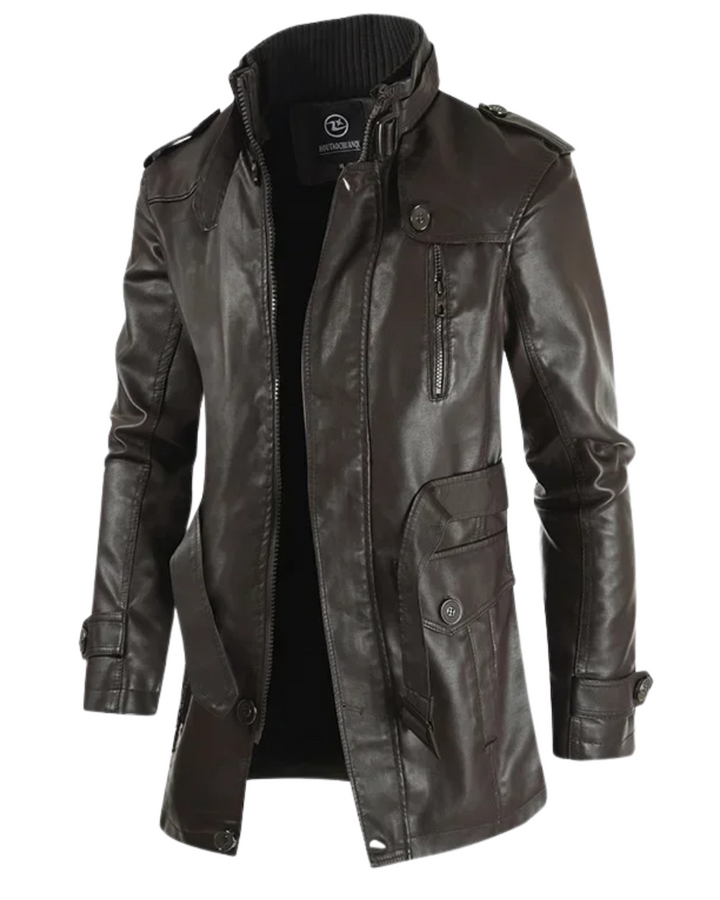 Marlow™ – ELEGANT LONG PREMIUM BIKER JACKET