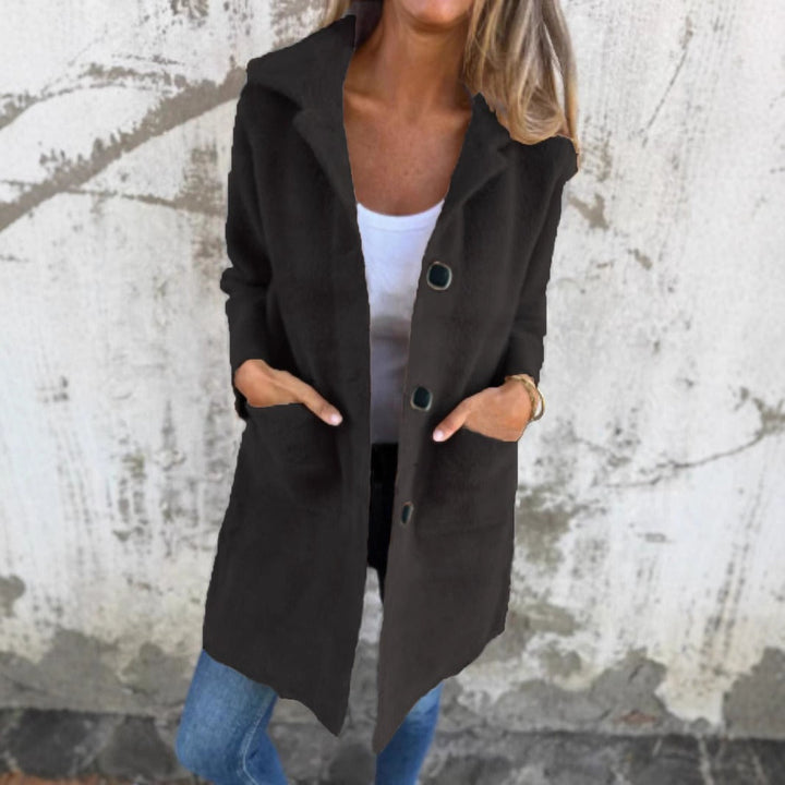 Ember™ - STYLISH SINGLE-BREASTED COAT WITH LAPELS