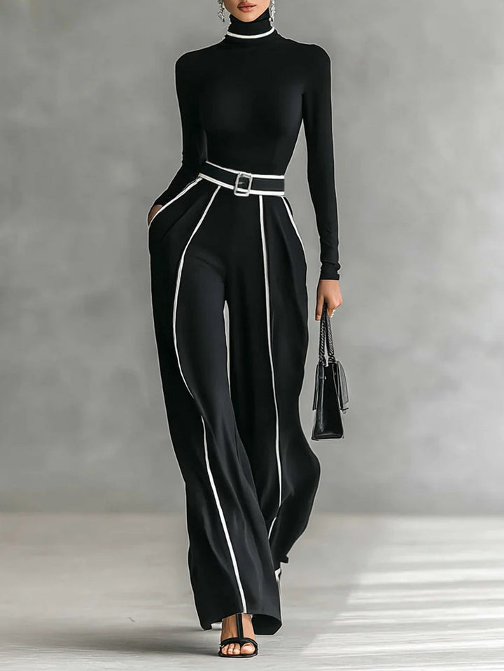 Serelva™ | MODERN KNIT TOP & FLOW PANT SET